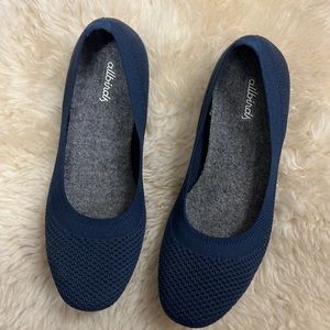 AllBirds Navy Woven Flats 7.5